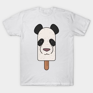 Animal Popsicle Panda Bear Ice Cream Summer Gift T-Shirt